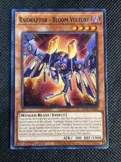 YuGiOh! - Raidraptor - Bloom Vulture MP25-EN303 Common 1st Edition Near Mint - Image 1