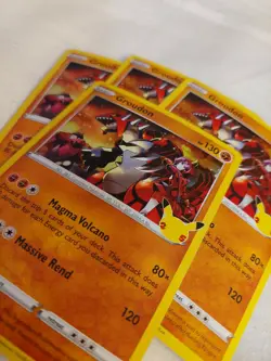 Groudon (17/25) Celebrations 4x Playset Pokemon card lot - Image 1