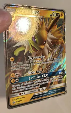 Pokemon TCG - Jolteon GX SM173 SUN & MOON Black Star Promo Holo Card NM - Image 2