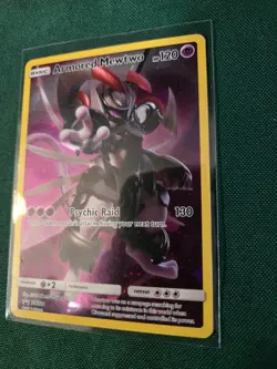 Pokemon TCG Armored Mewtwo Holo Rare Black Star Promo Card SM228 - Image 1