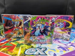Pokemon Card Booster Box Set of 3 M1L M1S M2 Japanese New/Sealed - Image 1
