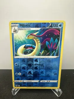 Pokemon TCG - Milotic Reverse Holo 40/195 Sword & Shield Silver Tempest Card - Image 1