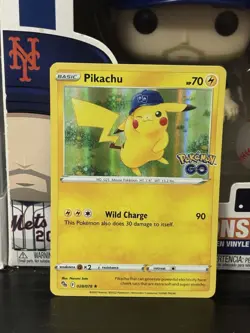 Pokemon TCG SWSH Pokemon Go - Pikachu #28/78 - Holo Rare Card - Image 1