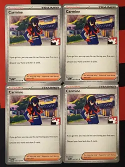 [4x Playset] Carmine Uncommon Prize Pack Series Cards 103/131 LP - Image 1