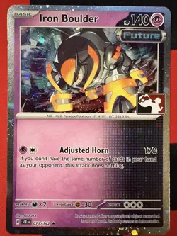 Iron Boulder Rare Prize Pack Series Cards 071/142 NM - Image 1