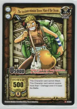 2005 Shonen Jump's One Piece Collectible Card Game Usopp #CH031 - Image 1