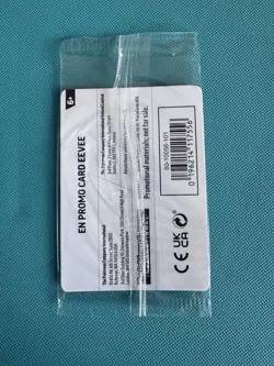 Eevee 074/131 Holo Pokemon Card - Sealed - 2025 Promo - Pikachu Stamp - NM/M - Image 2