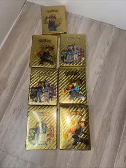 New Gold Pokemon Cards (7 Boxes) - Image 1