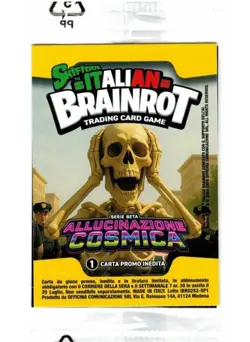 CARD SKIFIDOL ITALIAN BRAINROT GIANREDAZIO NAZIONALE - EDIZIONE LIMITATA - PROMO - Image 2