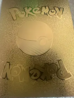 M Charizard X GX Gold Textured Foil Fan Art Pokemon Card HP240 Dragon Fang - Image 2