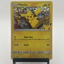 Pikachu 25/25 25th Anniversary Stamped McDonalds Promo Pokemon Card *HOLO* RARE - Image 1