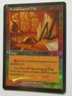 Magic The Gathering - Archaelogical Dig Foil Card - Invasion - Image 1