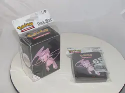 POKEMON ULTRA PRO Mew DECK PROTECTOR CARD SLEEVES AND DECK BOX - Image 1