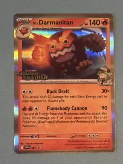 N's Darmanitan - 181 (Prerelease) 181 Sv: Scarlet & Violet Promo Cards Holo NM - Image 1