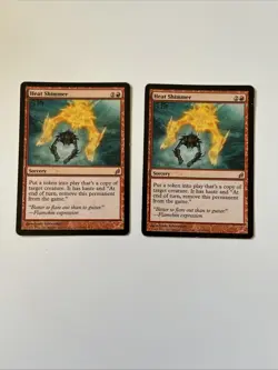 SET OF 2 Heat Shimmer Lorwyn (LP) MTG Playing Card - Image 1