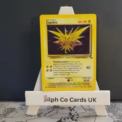 Zapdos 15/62 Holo Rare Fossil Set Pokemon Card WOTC *See Pics* - Image 1