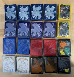Pokemon TCG ETB Card Sleeves Lot of 20 New And Sealed Packs - Image 1