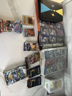 Pokemon Card Collection Approx 1100 Cards Two Binders (Read Description) - Image 1
