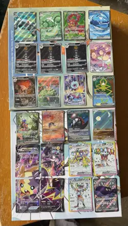 Lot of 24 Pokemon SV & SWSH IR, ex, SIR, V-union, Black Star Promo NM Cards - Image 1