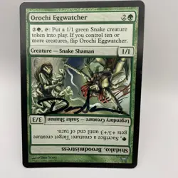 Orochi Eggwatcher Card Signed By Dan Scott MTG, Artist Proof - Image 1