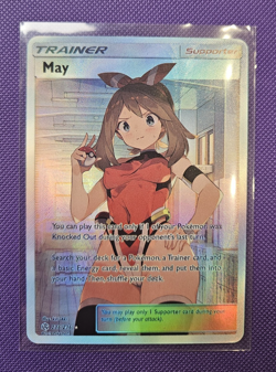 Pokemon May - Waifu Custom Fanmade Trainer Holo ACG Card - Image 1