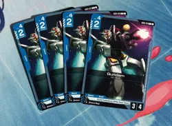 Gundam 4x GD01-013 GUNDAM CARD GAME TCG Event Alternate Art - Image 1