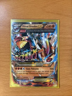 Primal Groudon EX Pokemon Card Mega Evolution Set XY Ultra Rare - Image 3