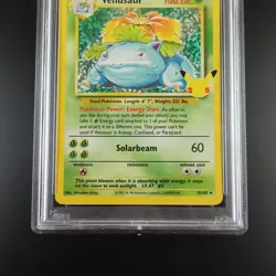 PSA 9 Venusaur 15/102 Pokemon Celebrations Classic Collection Holo Graded Card - Image 3