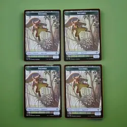 MTG Magic the Gathering Token - Squirrel (11/765) Modern Horizons 2 LP (X4) - Image 1