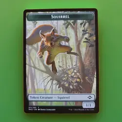 MTG Magic the Gathering Token - Squirrel (11/765) Modern Horizons 2 LP (X4) - Image 2