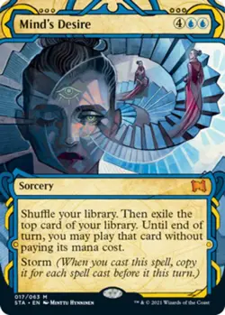 1x Mind's Desire - Foil Light Play MTG Magic - Kid Icarus - - Image 1