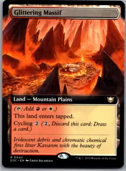 Glittering Massif (Extended Art) R Commander: Edge of Eternities 42 NM - Image 1