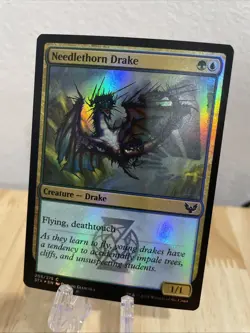 MTG Needlethorn Drake FOIL #208/275 Strixhaven: School of Mages STX NM/M - Image 1