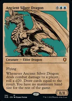 Ancient Silver Dragon - [Showcase] Commander Legends: Battle for Baldur's Gate ( - Image 1