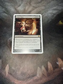 MTG Grave Pact 9th Edition NM Black Enchantment Sacrifice Engine EDH - Image 1