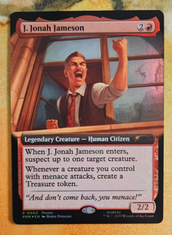 MTG - J. Jonah Jameson Magicon Atlanta 2025 Promo Foil See Description LP - Image 1