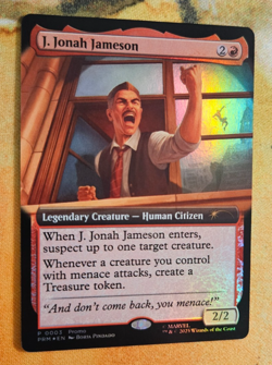 MTG - J. Jonah Jameson Magicon Atlanta 2025 Promo Foil See Description LP - Image 2