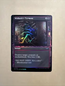 MTG Withering Torment DSK 0313 U NM FOIL Showcase Uncommon - Image 1
