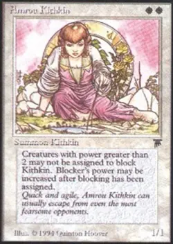 NM-Mint, Italian MTG Regular Amrou Kithkin Legends Magic the Gathering - Image 1