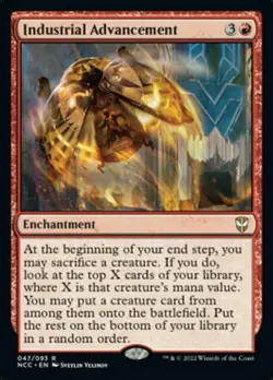 x1 Industrial Advancement R MTG Commander Streets of New Capenna M/NM, English - Image 1