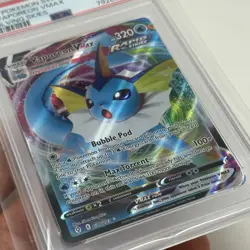 Vaporeon VMAX Full Art! 2021 Pokemon SWSH Evolving Skies FA #030 PSA 10 GEM MINT - Image 3