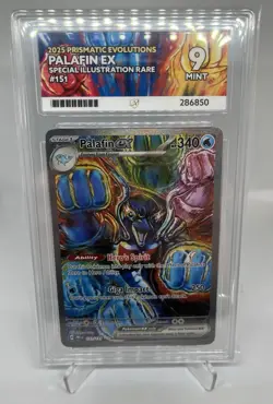 Palafin Ex 151/131 Special Illustration Rare Pokemon Prismatic Evolutions Ace 9 - Image 1