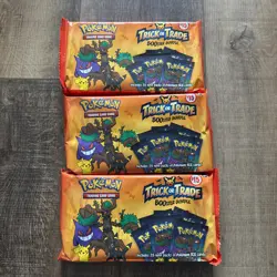Pokemon TCG 2024 Trick or Trade BOOster Bundle Halloween 35 Mini Packs | 3 Lot - Image 1