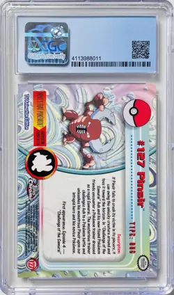 2000 Pokemon Topps Chrome Pinsir Series 2 #127 CGC 10 PRISTINE - Image 2