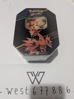 Pokemon TCG - Galarian Zapdos Tin - SWSH Crown Zenith New Factory Sealed - Image 1