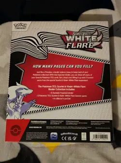Pokemon White Flare Binder Collection Box Sealed - Image 2