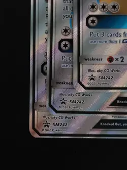 Pokemon TCG - Eevee GX SM242 Black Star Promo - Full Art Holo - Near Mint/Mint - Image 3