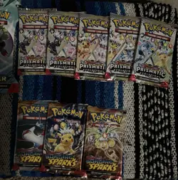 Pokemon TCG Booster Packs Lot of 11 Sealed/New 151 Prismatic Journey Surging - Image 3