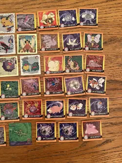Pokemon Lot Of 46 Sticker Series By Artbox Vintage 1999 Foils Unused Nintendo - Image 4
