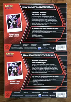 Pokemon TCG Destined Rivals Team Rocket’s Mewtwo ex Box BRAND NEW SEALED X 2 Box - Image 2